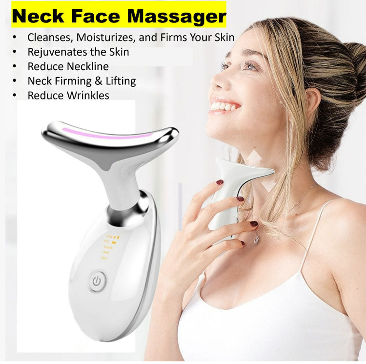 Skin tightening And Anti-Ageing Led Face Neck Massager for Skin Care