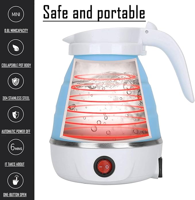 Portable & Fordable Electric Kettle For Traveling