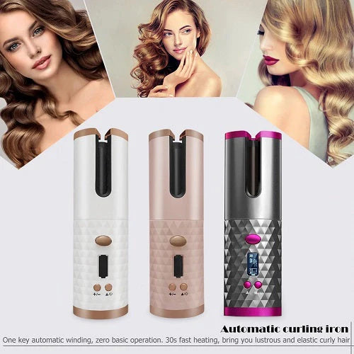 Cordless Automatic Curling Iron