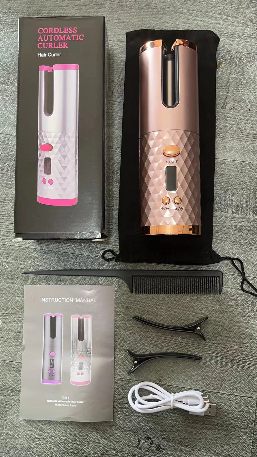 Cordless Automatic Curling Iron