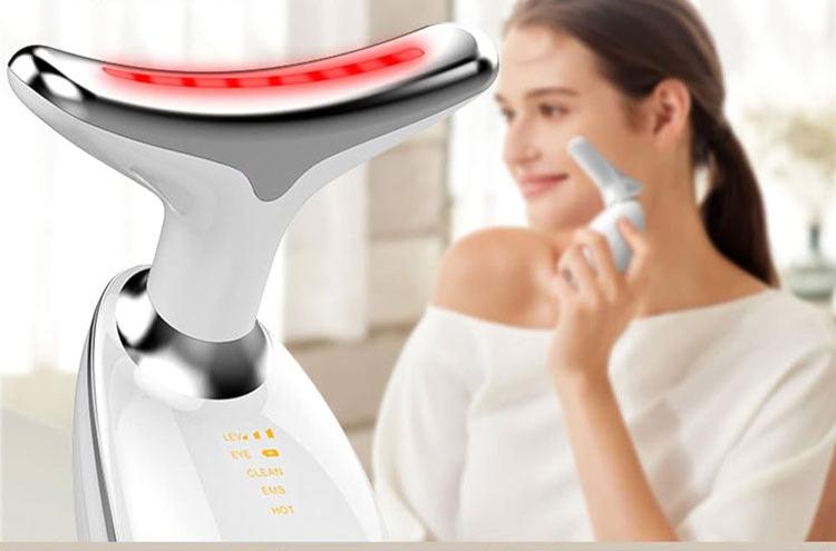 Skin tightening And Anti-Ageing Led Face Neck Massager for Skin Care